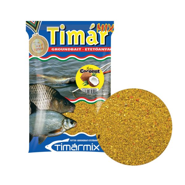 Tímár Mix Basic Retro Coconut Groundbait 1kg