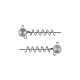 Fox Rage Mega Screws Bulk 10gr Screw-in Jig Head 20pcs