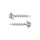 Fox Rage Mega Screws Bulk 15gr Screw-in Jig Head 20pcs