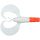 Fox Rage Mini Craw UV Red Head Rubber lure 10cm