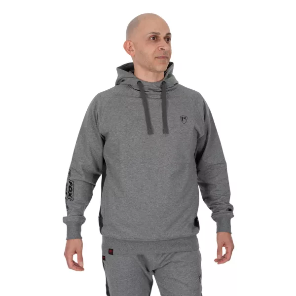 Fox Rage Voyager Grey Hoody Hooded Sweatshirt S