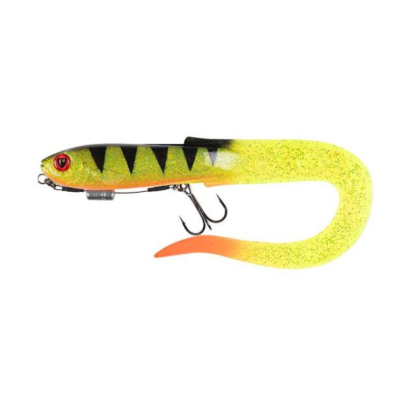 Fox Rage Slick Eel Loaded 21cm UV Perch Plastic Bait