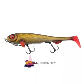   Fox Rage Super Slick Shad 18cm Loaded UV Golden Prey Soft Lure