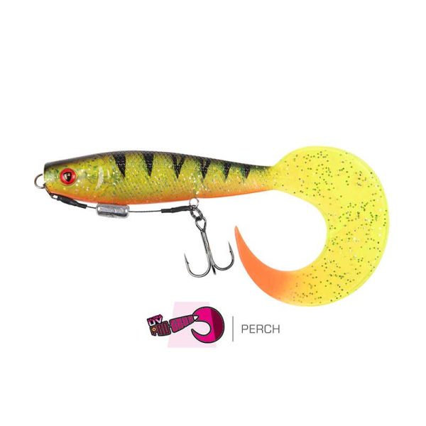 Fox Rage Pro Grub Loaded 12cm 17gr UV Perch Bait