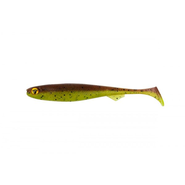 Fox Rage Slick Shad Ultra UV 9cm Green Pumpkin Rubber Artificial Lure