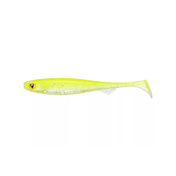 Fox Rage Slick Shad Ultra UV 9cm Chartreuse Rubber Artificial Lure
