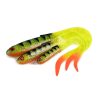 Fox Rage Slick Eel UV Perch Plastic Bait 21cm 20pcs