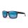 Fox Rage Transparent Black Brown Brown Lens Mirror Blue Sunglasses Sunglasses