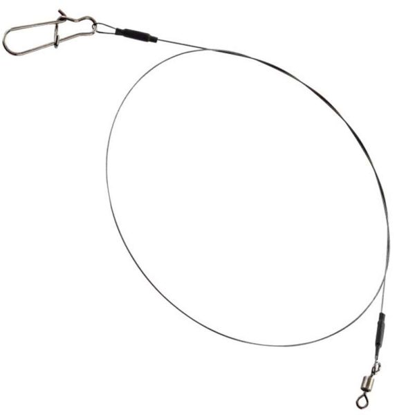 Fox Rage Rage Strike Point Jerk Leader Single Strand Titanium Predator Leader 2pcs 1.0mm 40cm