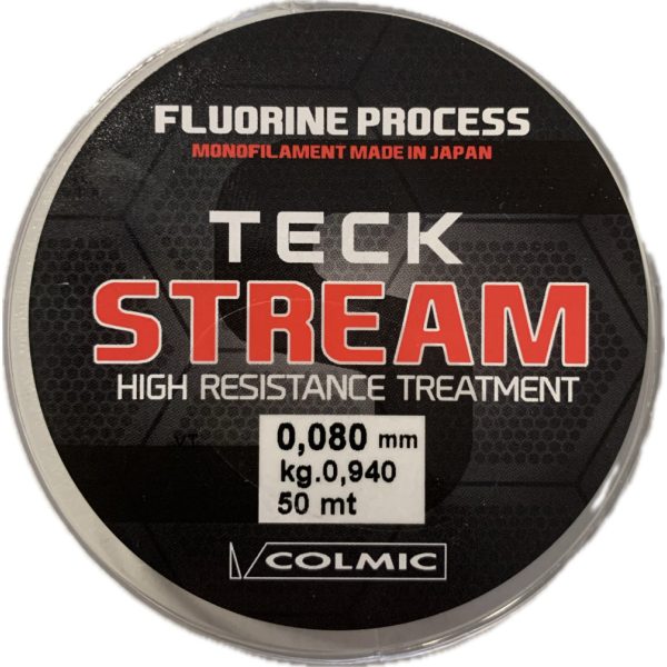 Colmic Teck Stream 50m 0,080mm monofilament leader