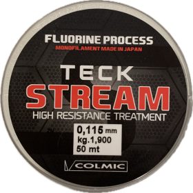 Colmic Teck Stream 50m 0,115mm Monofil Leader Line