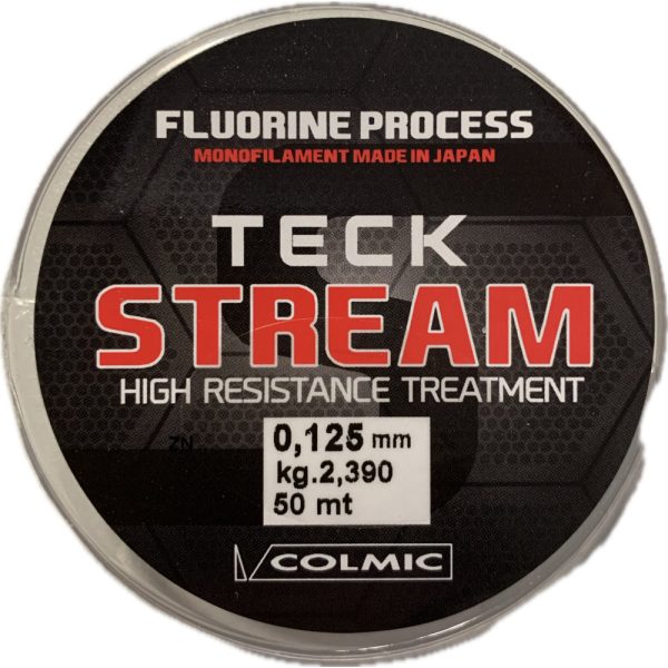 Colmic Teck Stream 50m 0,125mm monofilament leader