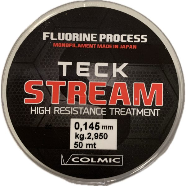 Colmic Teck Stream 50m 0,145mm monofilament leader