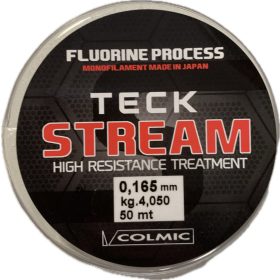 Colmic Teck Stream 50m 0,165mm Monofil Leader Line