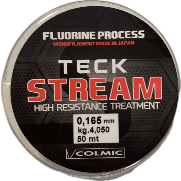Colmic Teck Stream 50m 0,165mm monofilament leader