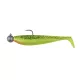 Fox Rage Bulk Loaded Zander Pro Shads UV Lemon Tiger 10cm 4/0 10gr Plastic Bait
