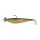 Fox Rage Bulk Loaded Zander Pro Shads UV Hot Olive 10cm 4/0 10gr Plastic Bait