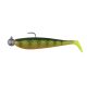 Fox Rage Bulk Loaded Zander Pro Shads UV Natural Perch 12cm 4/0 50gr Plastic Bait