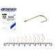 Owner Sode Light 50281 14 Bearded Bearded Hook with flats 14pcs