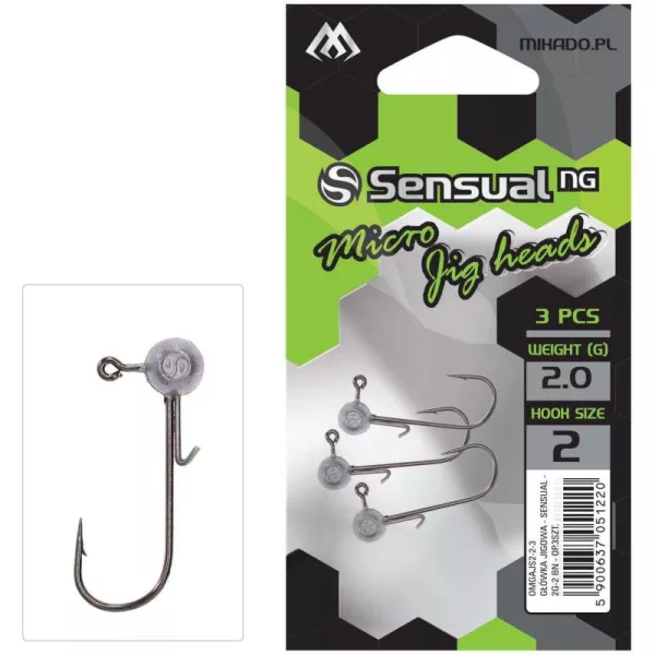 Mikado 8 Sensual 3gr Micro Jig Head 3pcs
