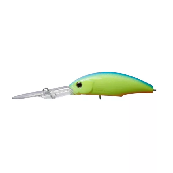 OSP Power Dunk Suspend 5,7cm 7,9gr P07 Chartreuse/Blue back Wobbler