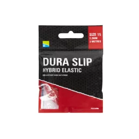   Preston Dura Slip Hybrid Elastic - Size 15 Pole Rod Tube Elastic 2.2mm/3m