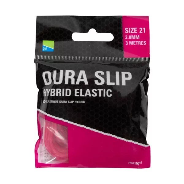 Preston Dura Slip Hybrid Elastic 21 Pink 2,8mm Pole Hybrid Elastic 3m