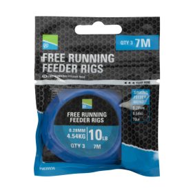   Preston Free Running Feeder Rigs Free Running Rig 0.28mm, 7m (3pcs)