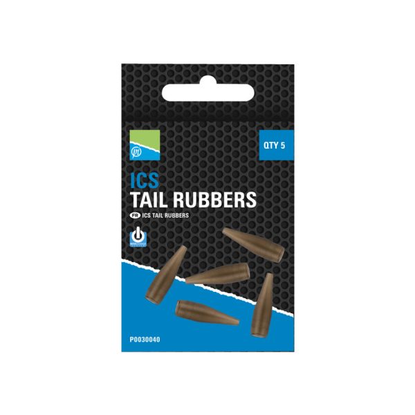 Preston ICS Tail Rubbers 30mm Rubber bushing 5pcs