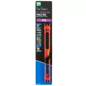 Preston 4x10 F1 Shallow Pole Rig Ready Pole Fishing Rig