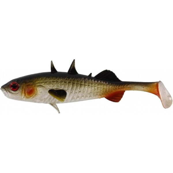 WESTIN Stanley the Stickleback Shadtail 5,5cm 1,5g Lively Roach 6pcs Plastic lures