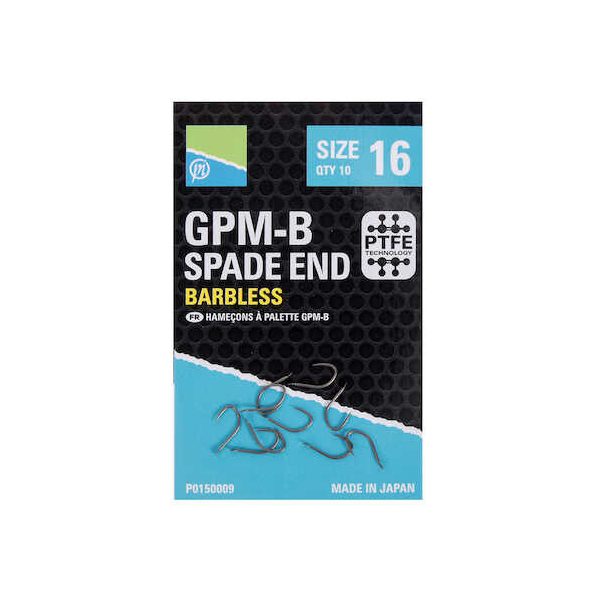Preston GPMB Hooks Size 16 Spade End Plank Hook