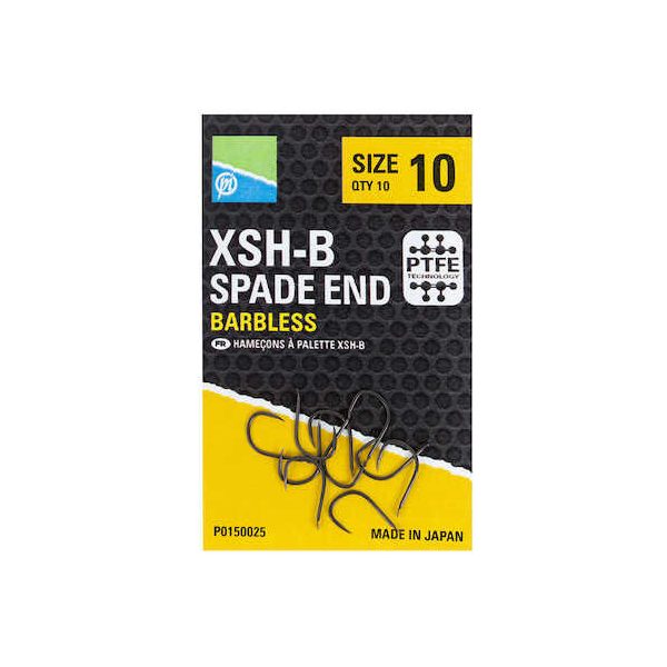 Preston XSHB Hooks Size 14 Spade End Hook