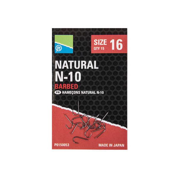 Preston Natural N10 Size 20 Boarding hook
