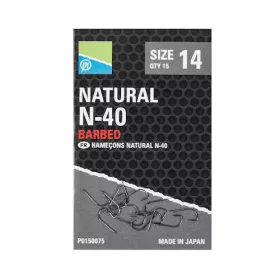 Preston Natural N40 Size 20 Bream Hook