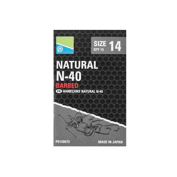 Preston Natural N40 Size 20 Boarding hook