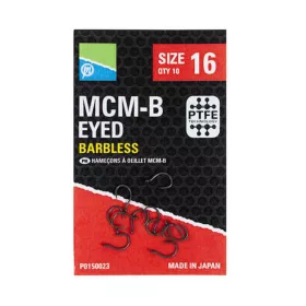 Preston McmB Hooks 10 Eyed, Barbless Hook 10pcs