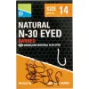 Preston Natural N-30 14 Eyed, Barbed Hook 15pcs