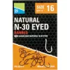 Preston Natural N-30 16 Eyed, Barbed Hook 15pcs