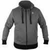 Preston Grey Zip Hoodie Grey Hooded Sweatshirt L