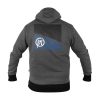 Preston Grey Zip Hoodie Grey Hoodie XXXXL