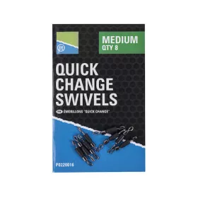 Preston Quick Change Swivels Small Quick Clip