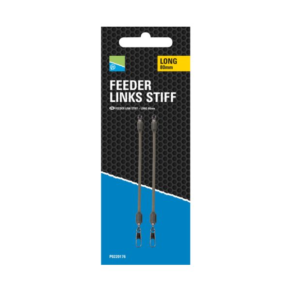 Preston Feeder Links Stiff Long 80mm Anti-tangle 2pcs