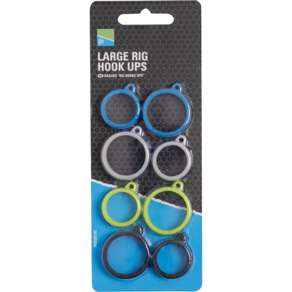 Preston Rig Hook Ups L Hook Holder 8pcs