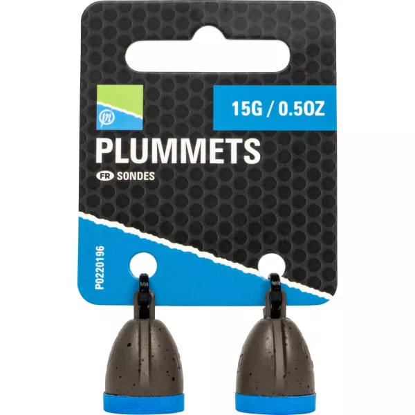 Preston Plummets Plummet Lead 15gr 2pcs