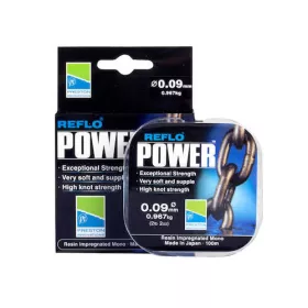 Preston Reflo Power 100m 0,09mm Leader line