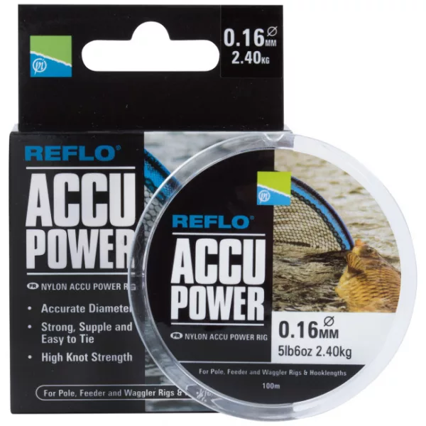 Preston Accu Power Rig Mono Leader Line 0,18mm 100m