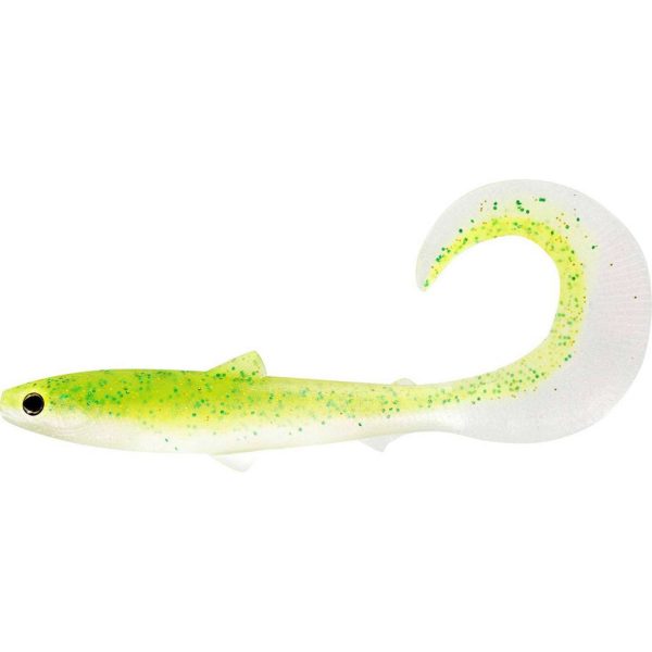 WESTIN BullTeez Curltail 10cm 6g Sparkling Chartreuse 2pcs Plastic lures