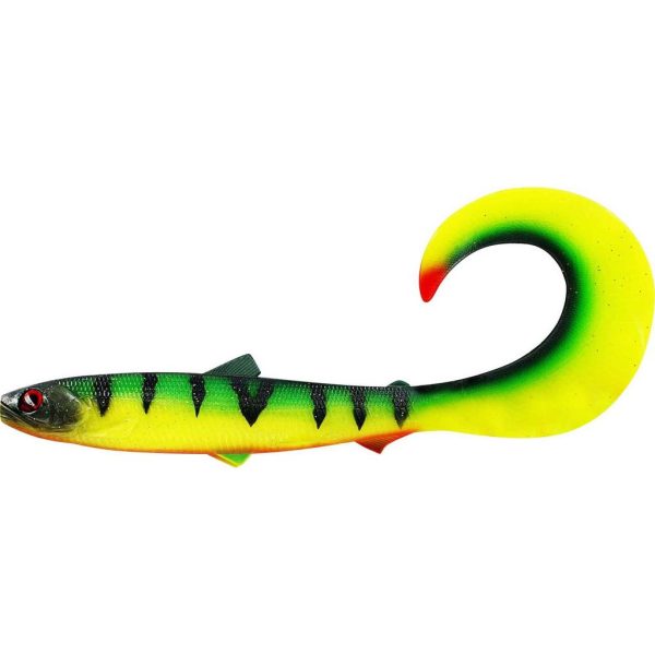 WESTIN BullTeez Curltail 21cm 49g Tiger Perch 1pcs Plastic lure