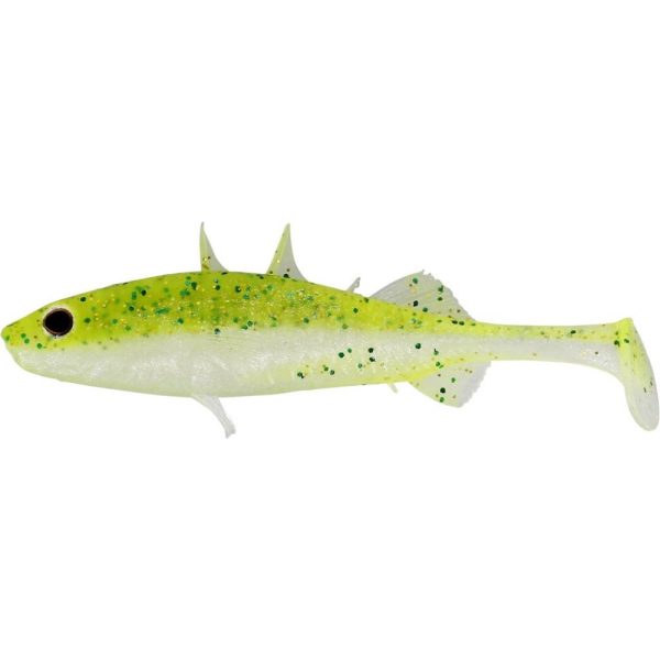 WESTIN Stanley the Stickleback Shadtail 5,5cm 1,5g Sparkling Chartreuse Box w. Plastic lure